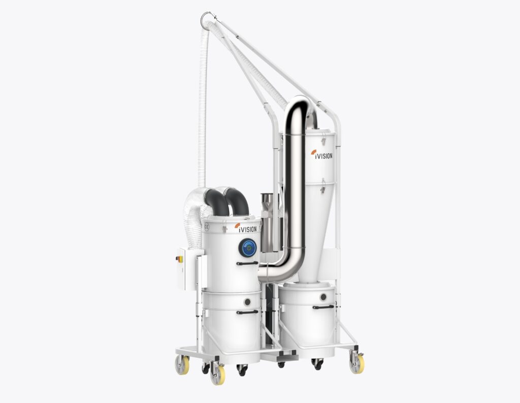 Vacuum Cleaners for CNC machines Emulsio & Flat Table Line iVision